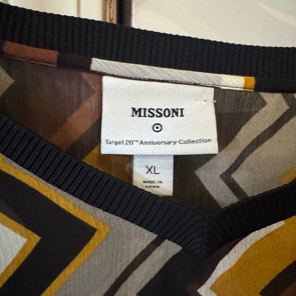 Missoni Zigzag Pattern Lightweight Blouse For Tar… - image 5